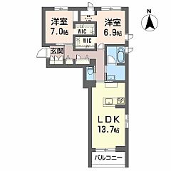 物件の間取り