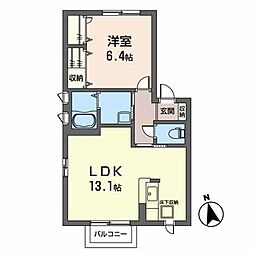間取図画像 1LDK