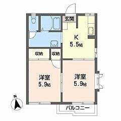 物件の間取り