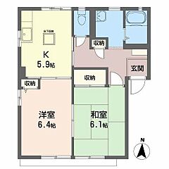 物件の間取り