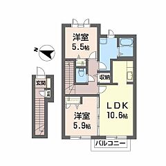 物件の間取り