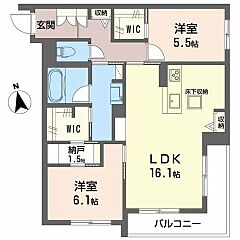 物件の間取り