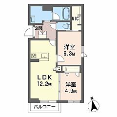 物件の間取り