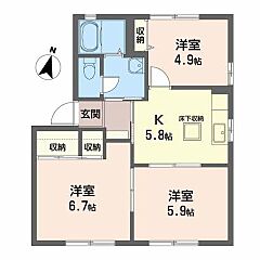 物件の間取り