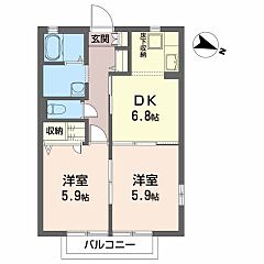 物件の間取り