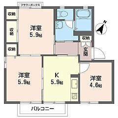 物件の間取り