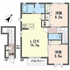 物件の間取り