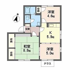物件の間取り