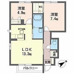 物件の間取り