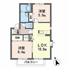 物件の間取り