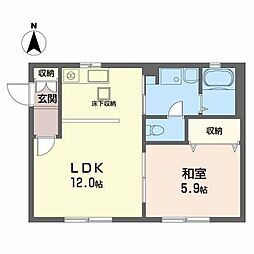 間取図画像 1LDK