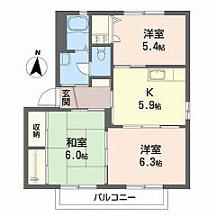 物件の間取り