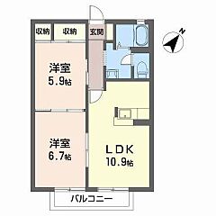 物件の間取り