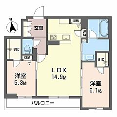 物件の間取り
