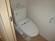 洗浄機能付きのトイレです。