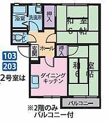 物件の間取り