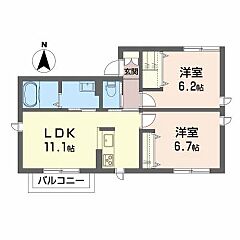 物件の間取り