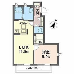間取図画像 1LDK