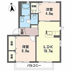 物件の間取り