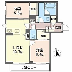 物件の間取り