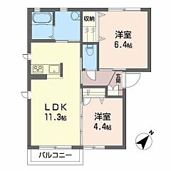 物件の間取り