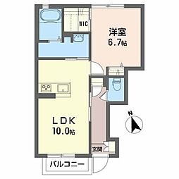 間取図画像 1LDK