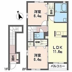 物件の間取り