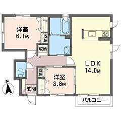 物件の間取り