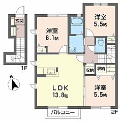 物件の間取り
