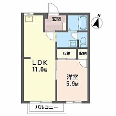 物件の間取り