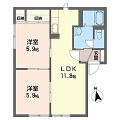 物件の間取り