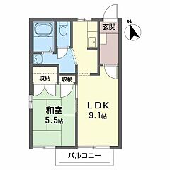 物件の間取り