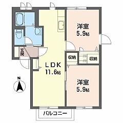 物件の間取り