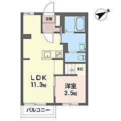 物件の間取り