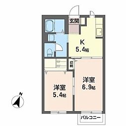 🉐敷金礼金0円！🉐ビューハイツ山崎町　Ｃ