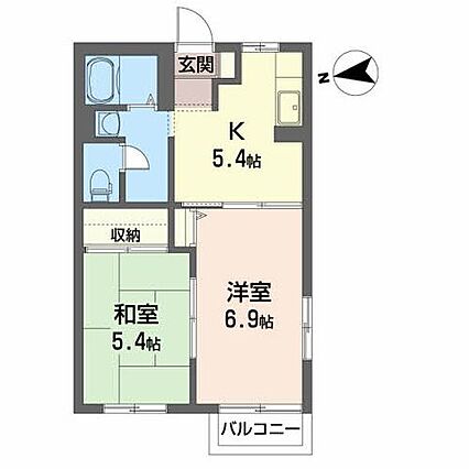 フェリースK・2_間取り_0