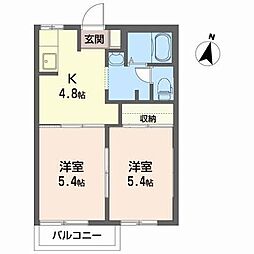 🉐敷金礼金0円！🉐パセオわかば　Ｂ