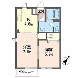 シェソワＡ 1階/102