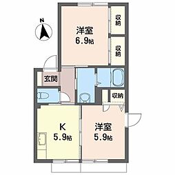 メゾン・ド・ファミーユＣ 1階/102