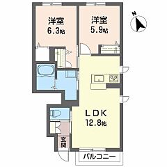 物件の間取り