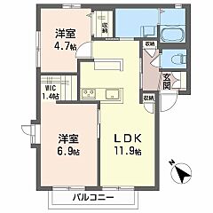 物件の間取り