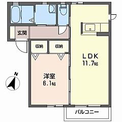 物件の間取り