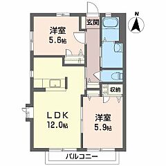 物件の間取り