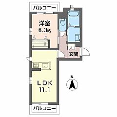 物件の間取り