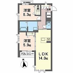 物件の間取り
