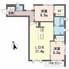 物件の間取り