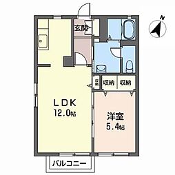 間取図画像 1LDK