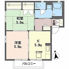 物件の間取り
