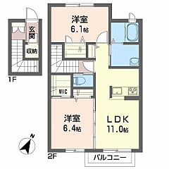 物件の間取り