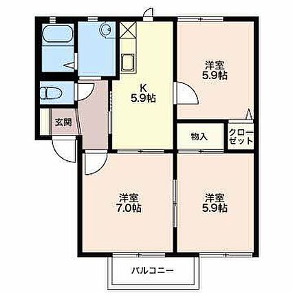 サングリーンオオタB_間取り_0